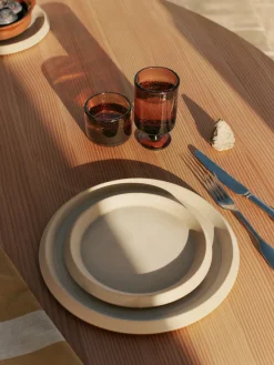 Ferm Living Erena Dinner Plate Ø29 Cream, middagstallerken fra