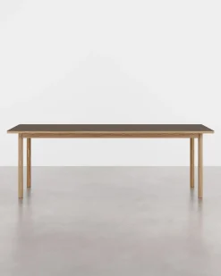 Tablelab ESSENTIAL OAK spisebord 220x90 cm Espresso, fra Clearance