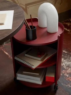 Ferm Living Eve Storage, mahogany red fra Outlet