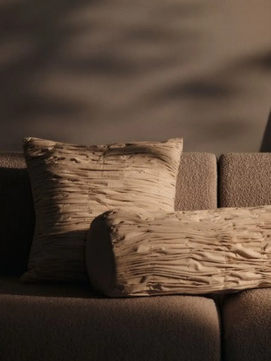 Ferm Living Falda Smocked Bolster Pude fra