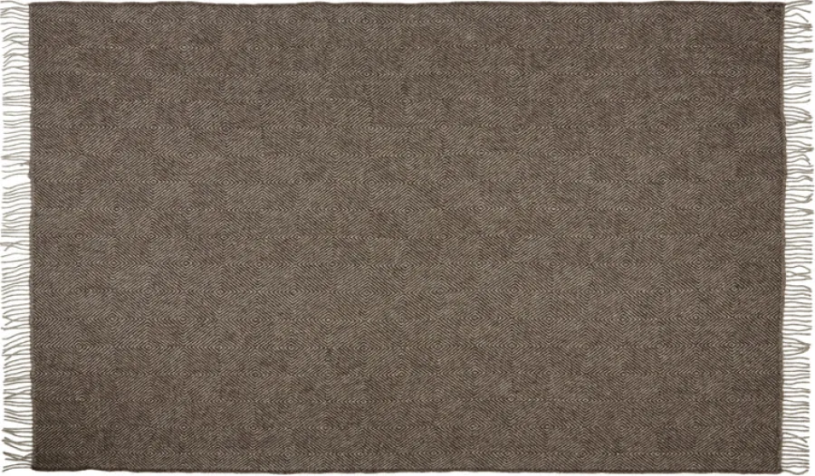Silkeborg Uldspinderi Fanø Plaid, pebbles beige fra New