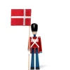 Kay Bojesen Fanebærer med tekstilflag, mini af Sale