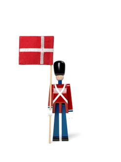 Kay Bojesen Fanebærer med tekstilflag, mini af Sale