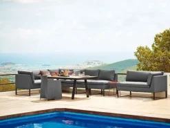 Cane-line Flex 2 pers. Modulsofa inkl. Sunbrella Hynde, venstre fra Clearance