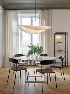 New Works Florence spisebord Ø145, white viola fra Discount