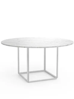 New Works Florence spisebord Ø145, white carrea fra Clearance