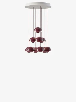 &Tradition Flowerpot Chandelier VP10, 10 pendants reversed fra Clearance