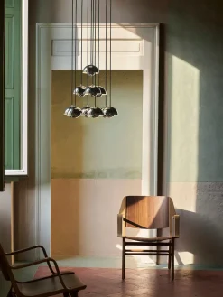 &Tradition Flowerpot Chandelier VP10, 10 pendants reversed fra Clearance