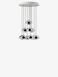 &Tradition Flowerpot Chandelier VP10, 10 pendants fra Sale