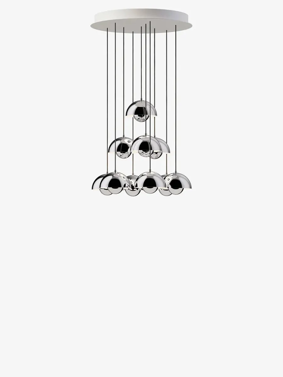 &Tradition Flowerpot Chandelier VP10, 10 pendants fra Sale