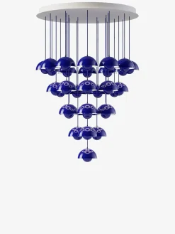&Tradition Flowerpot Chandelier VP10, 10 pendants fra Sale