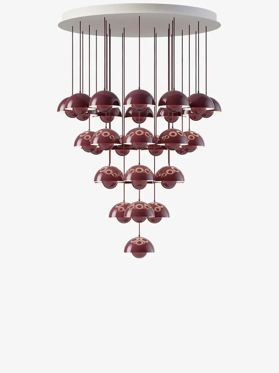&Tradition Flowerpot Chandelier VP10, 10 pendants fra Sale