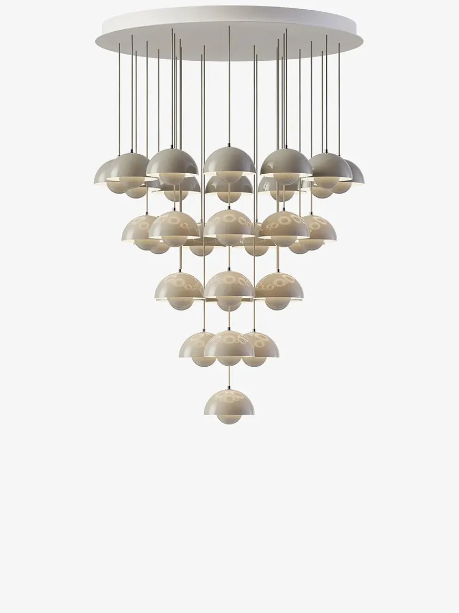 &Tradition Flowerpot Chandelier VP10, 10 pendants fra Sale