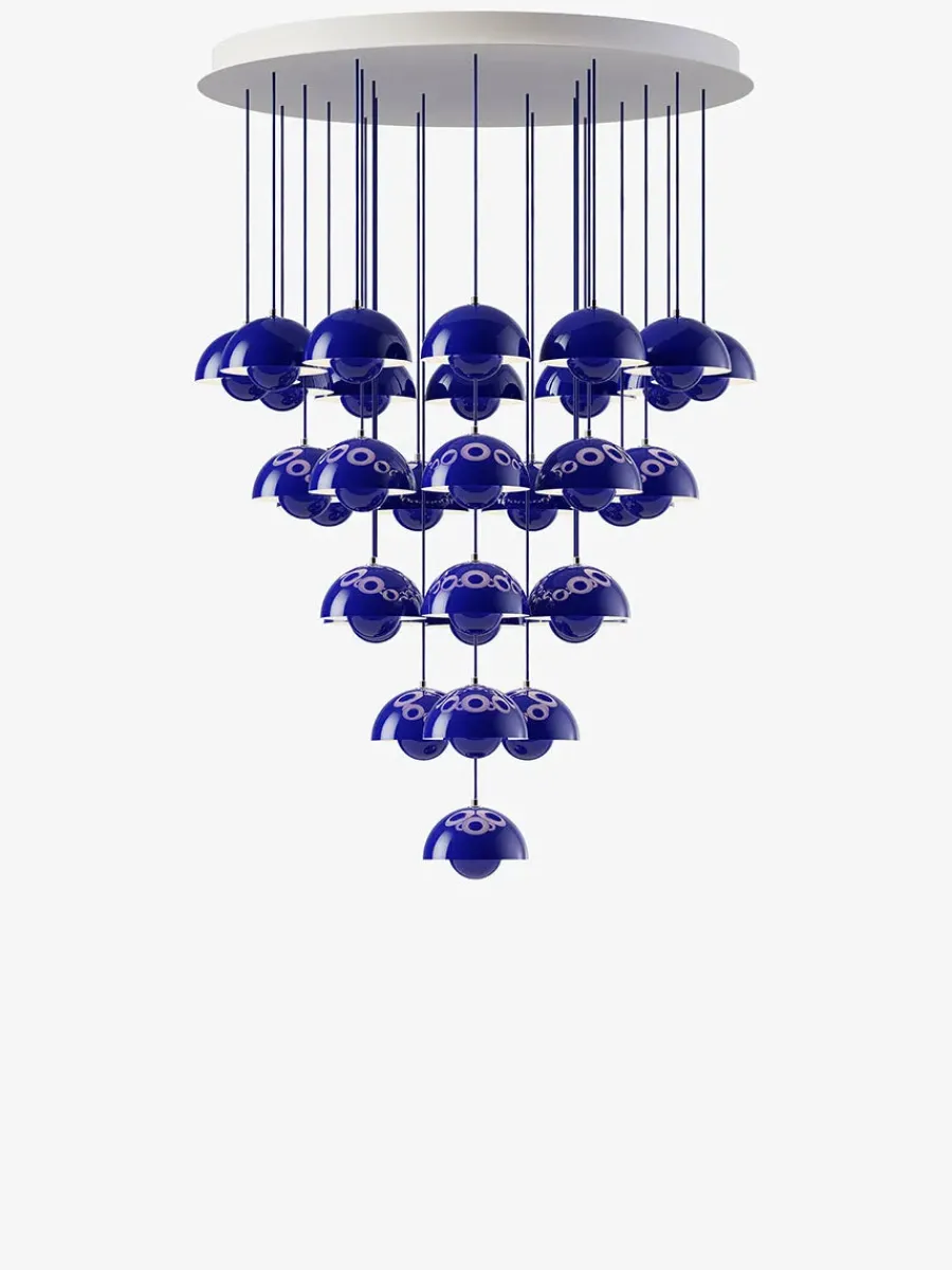 &Tradition Flowerpot Chandelier VP10, 10 pendants fra Sale