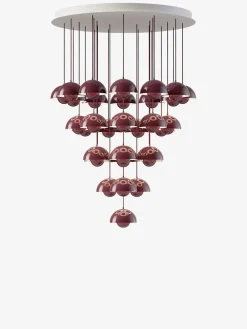 &Tradition Flowerpot Chandelier VP10, 10 pendants fra Sale