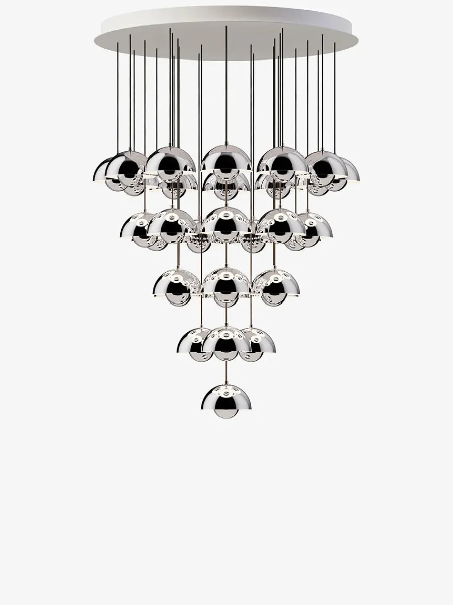 &Tradition Flowerpot Chandelier VP10, 10 pendants fra Sale