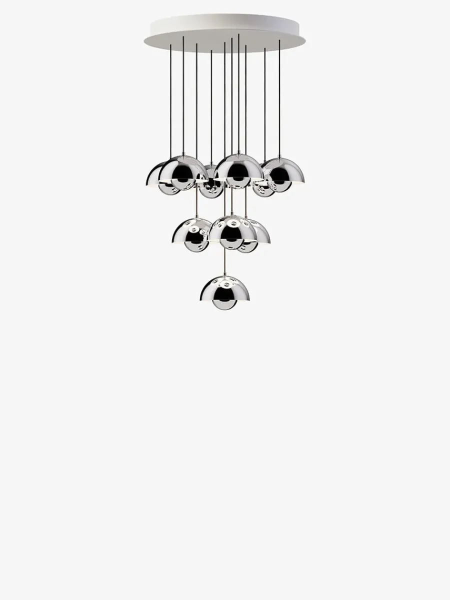 &Tradition Flowerpot Chandelier VP10, 10 pendants fra Sale