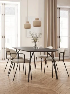 Woud Frame Dining Chair, beige fra
