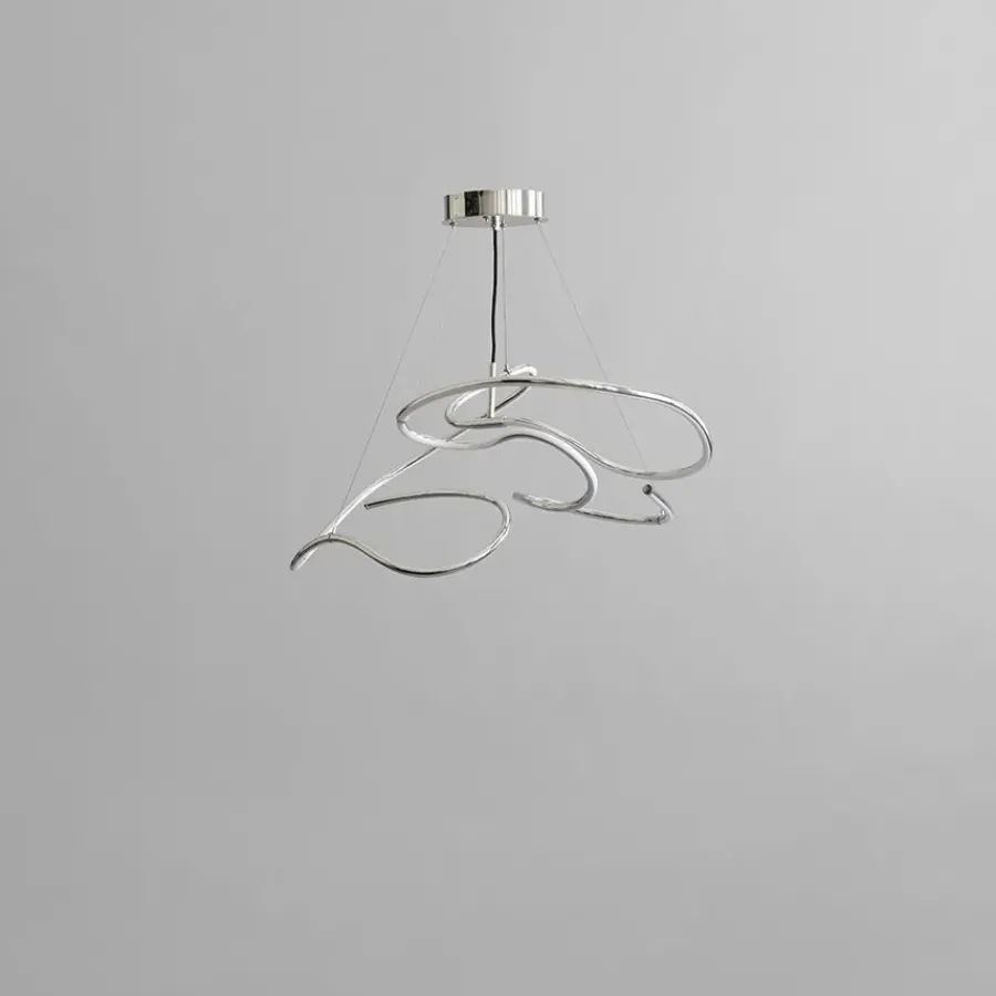 101 Copenhagen Ghost Chandelier, Mini, Burned Black fra Hot