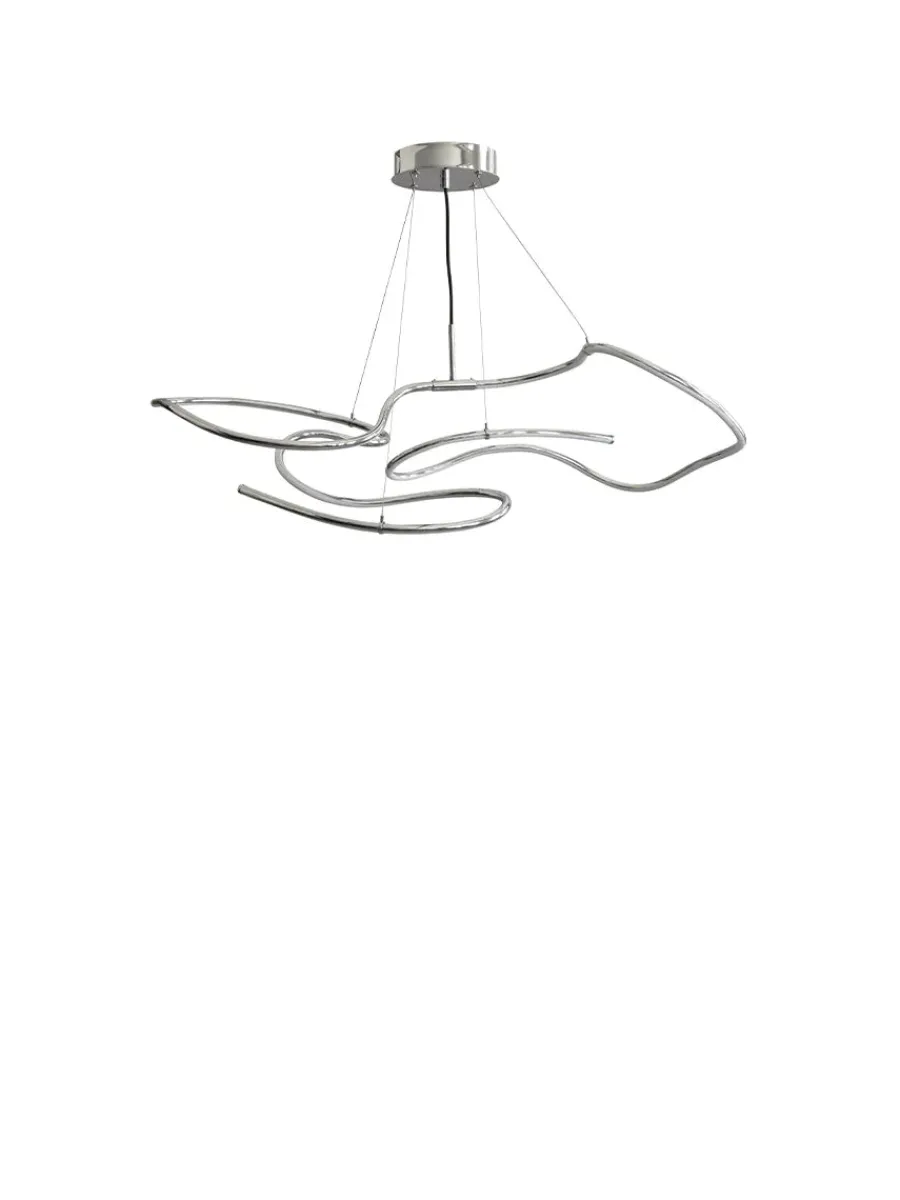 101 Copenhagen Ghost Chandelier, Mini, Burned Black fra Hot