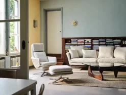 Vitra Grand Relax Lænestol inkl. Fodskammel, grey/beige fra New