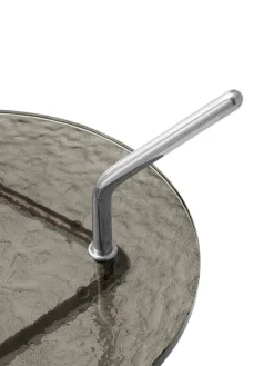 &Tradition Halten SH9 Sidebord, polished steel & smoked glass fra Sale