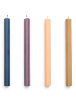 HAY Hexagon Candle 4 Stk., dark fra Sale