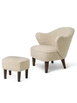 Audo Copenhagen Ingeborg med Fodskammel, Boucle fra New