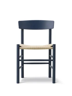 Fredericia Furniture J39 Folkestolen, Khaki grøn af Børge Mogensen Outlet