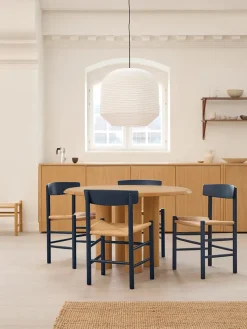 Fredericia Furniture J39 Folkestolen, Khaki grøn af Børge Mogensen Outlet