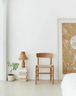 Fredericia Furniture J39 Folkestolen, Khaki grøn af Børge Mogensen Outlet