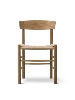 Fredericia Furniture J39 Folkestolen, olieret eg af Børge Mogensen New