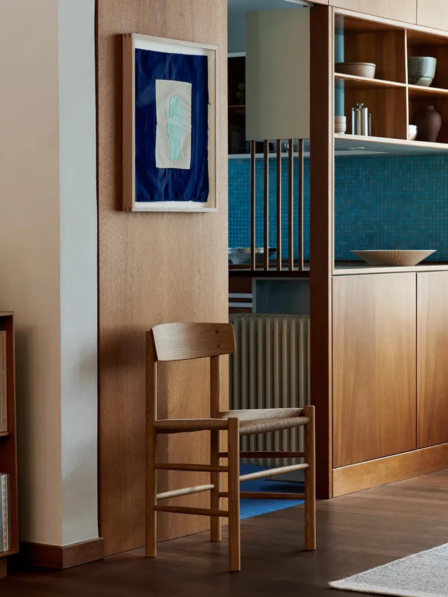 Fredericia Furniture J39 Folkestolen, sæbebehandlet eg af Børge Mogensen Discount