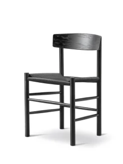 Fredericia Furniture J39 Folkestolen, sæbebehandlet eg af Børge Mogensen Discount