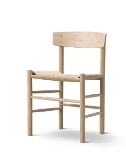 Fredericia Furniture J39 Folkestolen, sæbebehandlet eg af Børge Mogensen Discount
