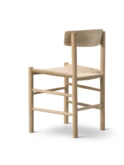 Fredericia Furniture J39 Folkestolen, sæbebehandlet eg af Børge Mogensen Discount