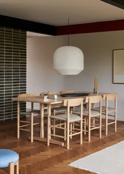 Fredericia Furniture J39 Folkestolen Sædepolstret, Sort Canvas af Børge Mogensen Sale