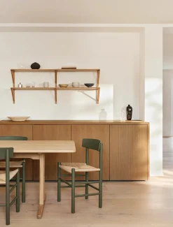 Fredericia Furniture J39 Folkestolen, sortlakeret bøg af Børge Mogensen Sale