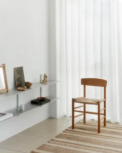 Fredericia Furniture J39 Folkestolen, sortlakeret bøg af Børge Mogensen Sale