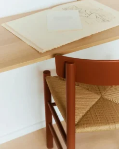 Fredericia Furniture J39 Folkestolen, sortlakeret bøg af Børge Mogensen Sale