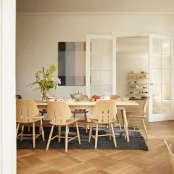 FDB Møbler J67 spisebordsstol, lakeret eg fra Clearance