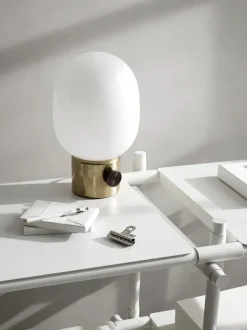 Audo Copenhagen JWDA Bordlampe, hvid marmor fra New