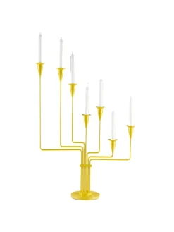 Piet Hein Karlsvognen Table Lysestage, gul fra New