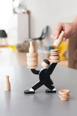Kikkerland Don't Tip The Waiter, stacking game Hot