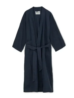 Aiayu Kimono Linen, navy fra