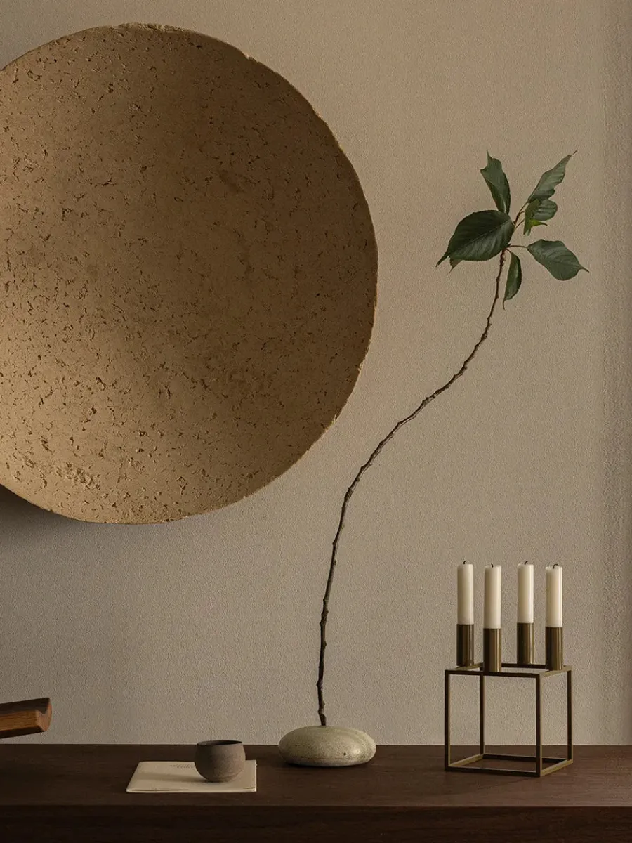 Audo Copenhagen Kubus 4 Lysestage, zink fra New