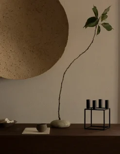 Audo Copenhagen Kubus 4 Lysestage, zink fra New
