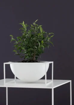 Audo Copenhagen Kubus Bowl Centerpiece Large, sort fra New