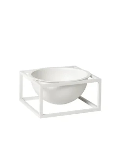 Audo Copenhagen Kubus Bowl Centerpiece Small, hvid fra