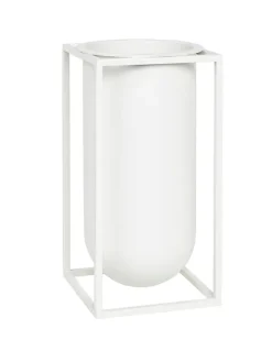 Audo Copenhagen Kubus Vase Lolo, hvid fra Hot
